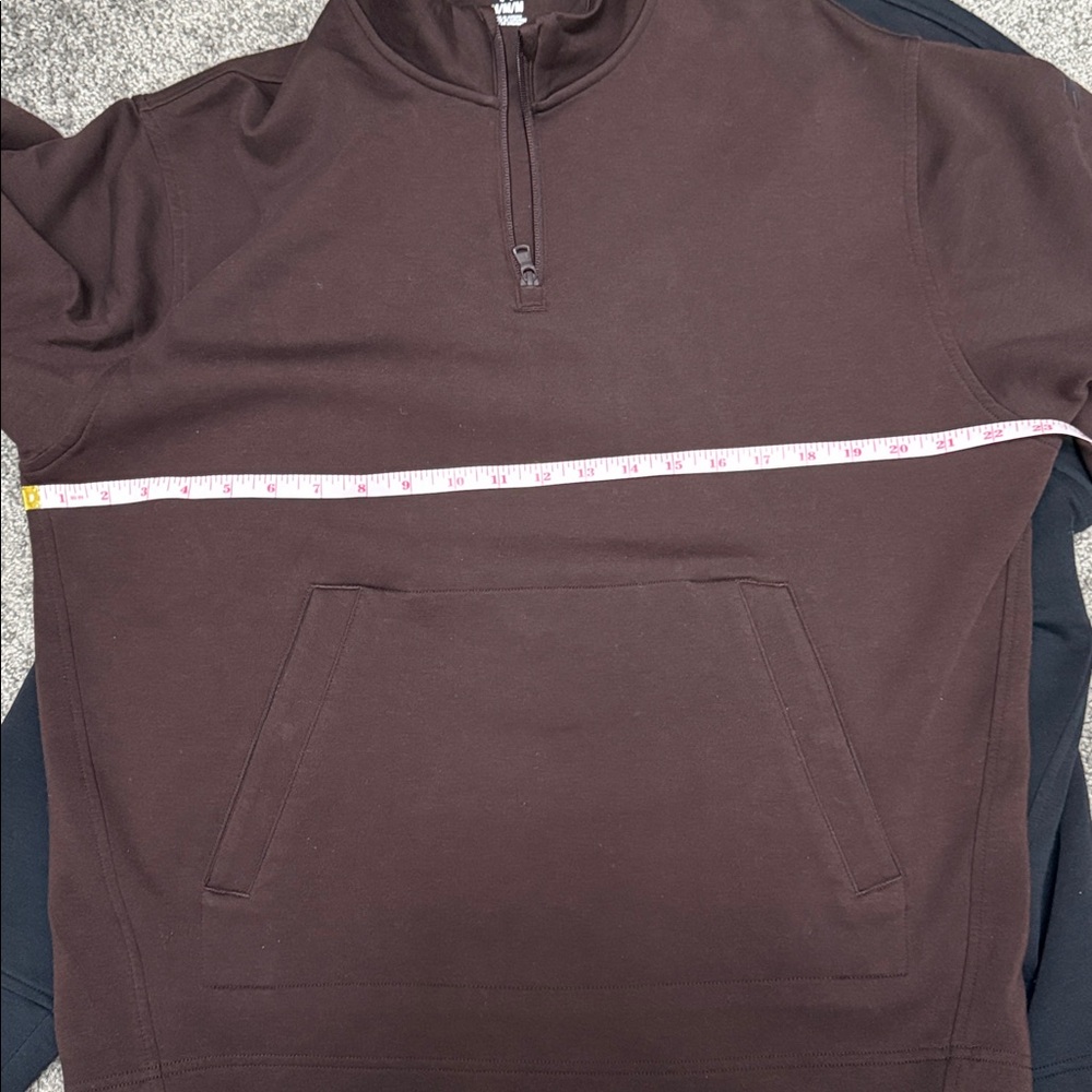 Under Armour Brown and Black Quarter-Zip sweatshirt - Picture 16 of 16